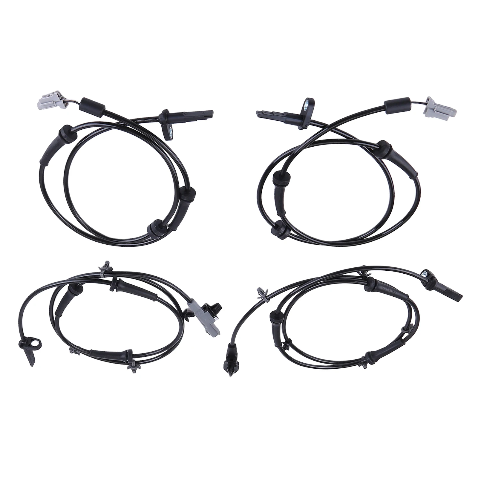 

4Pcs ABS Wheel Speed Sensor Compatible for Altima 2007-2012 Replaces 47900-ZX70A 47901-ZX70A 47910-JA000