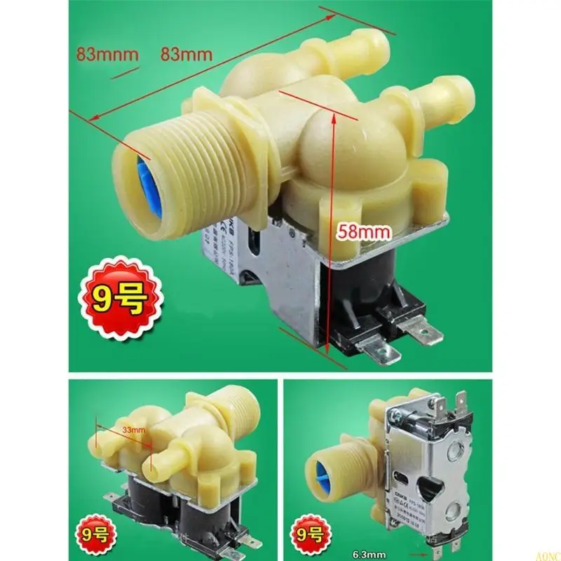 A0NC Solenoide Agua controlada para válvula Solenoide NC para solenoide eléctrico válvula para