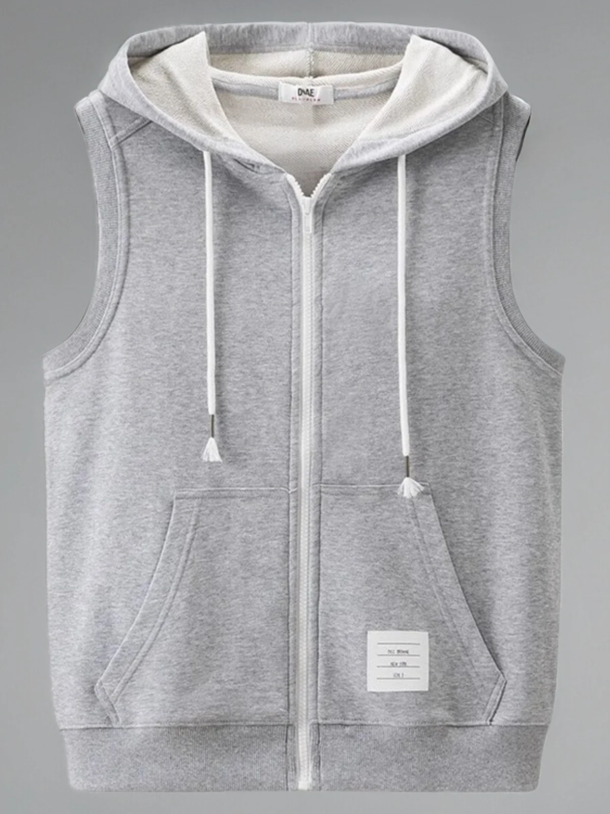 

Мужской кардиган American Sle с капюшоном на молнии, весенне-осенний, спортивный, повседневный, модный жилет, приталенный крой, для молодежи