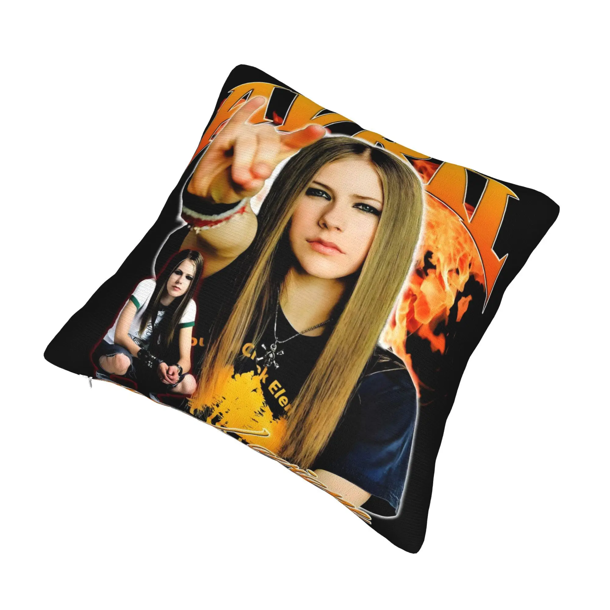 Customize A-Avril-Lavigne Minimalist Pillow Covers with Muted Colors - Double Sided Print - Enhance a Calm and Balanced Living R