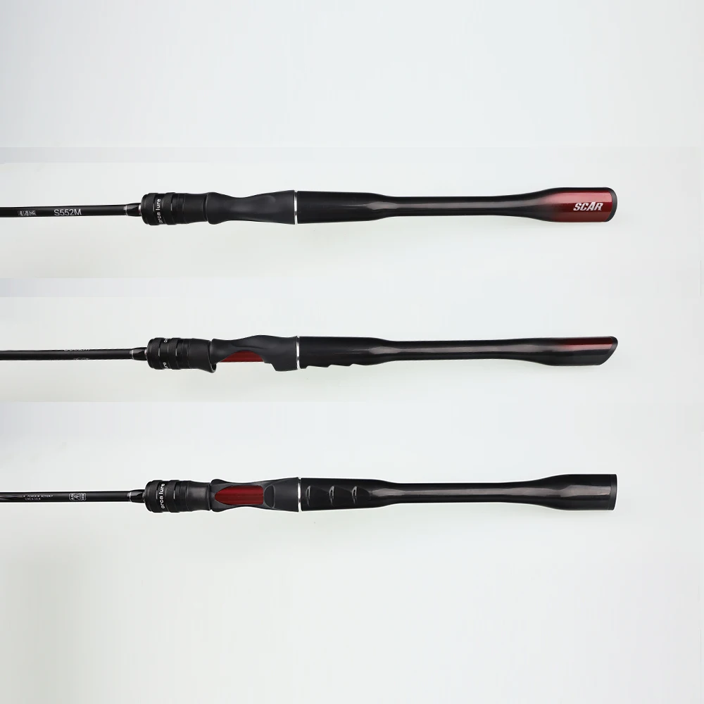 FISHINGFANS ORCA Spinn- und Wurfangeln Mittelschwere Ruten 1,65m 1,8m 2,1m 2,4m 5-20g 6-12LB Kunstköder Meerbarsch Karpfen Angelrute – Detail 2