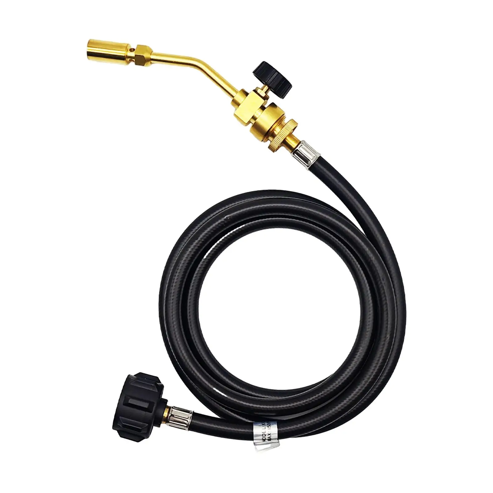 

Propane Torch Welding Torch Soldering BBQ Torch with Regulating Valves 1.5M Hose Welding Tool Hand Hose Ignition Welding Gun