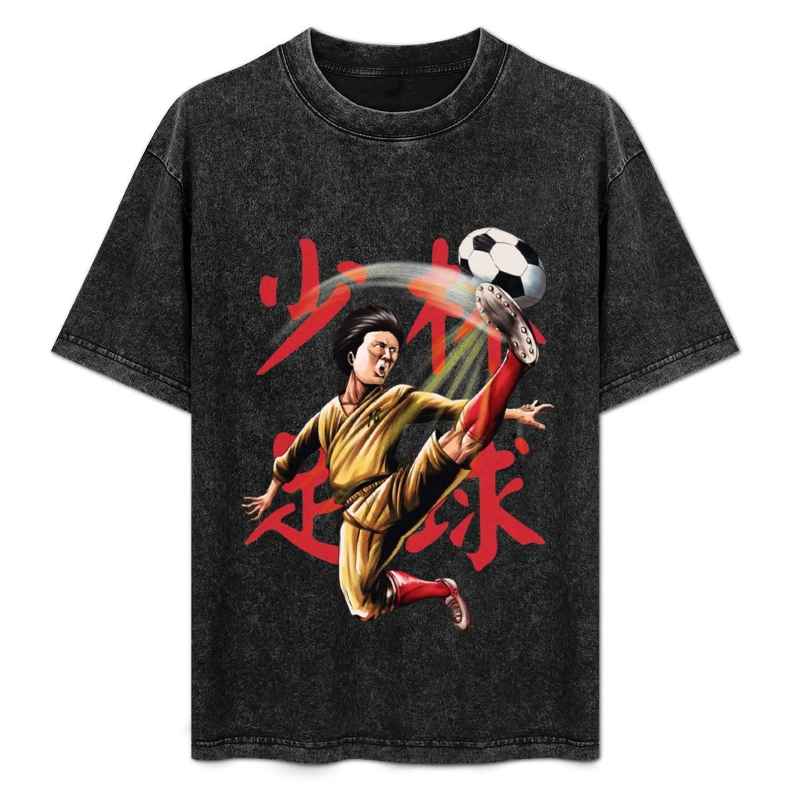 

Футболка Shaolin Soccer, прочная повседневная рабочая футболка