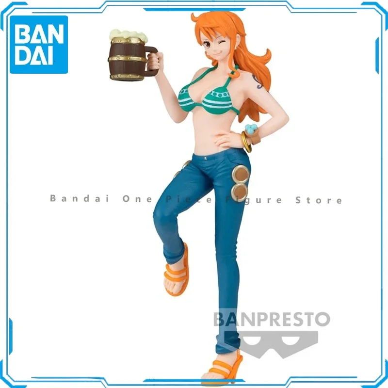 In Voorraad Originele Bandai Banpresto Pvc Nami Animatie Speelgoed Verzamelaar Anime Hobby Geschenken Model Echte Actiefiguren