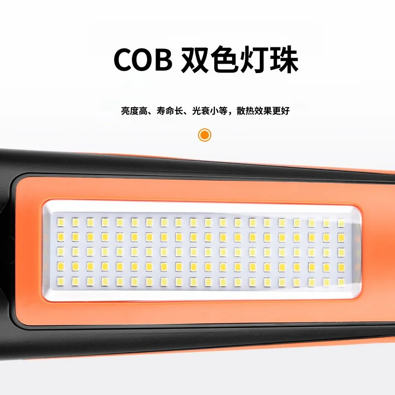 Outdoor camping light Portable foldable three-page light Camping supplies Fishing work light Emergency light LED light