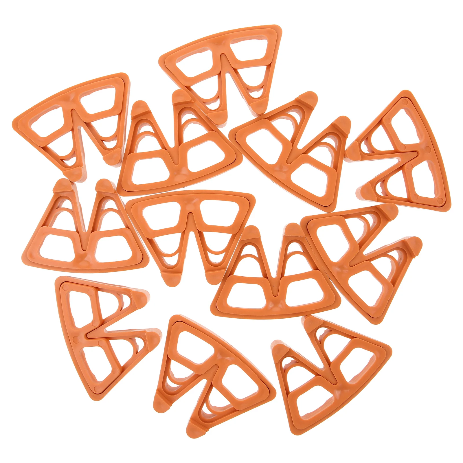 12pçs pés de vaso de plantas, almofadas antiderrapantes para vasos internos, aumenta a drenagem, pés de pote de segurança para plantadores ao ar livre