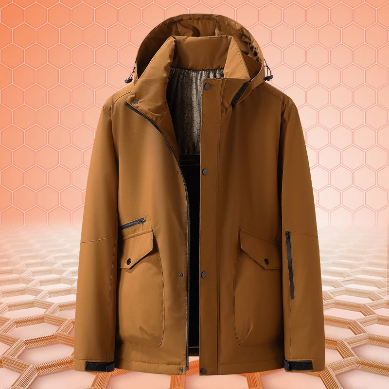 

Мужская зимняя куртка-парка в ретро-стиле, утепленная, для активного отдыха, теплая, защита от холода, рабочая одежда, хлопок, полиэстер