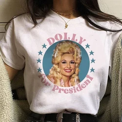 Dolly Parton top women Y2K t shirt girl funny clothing