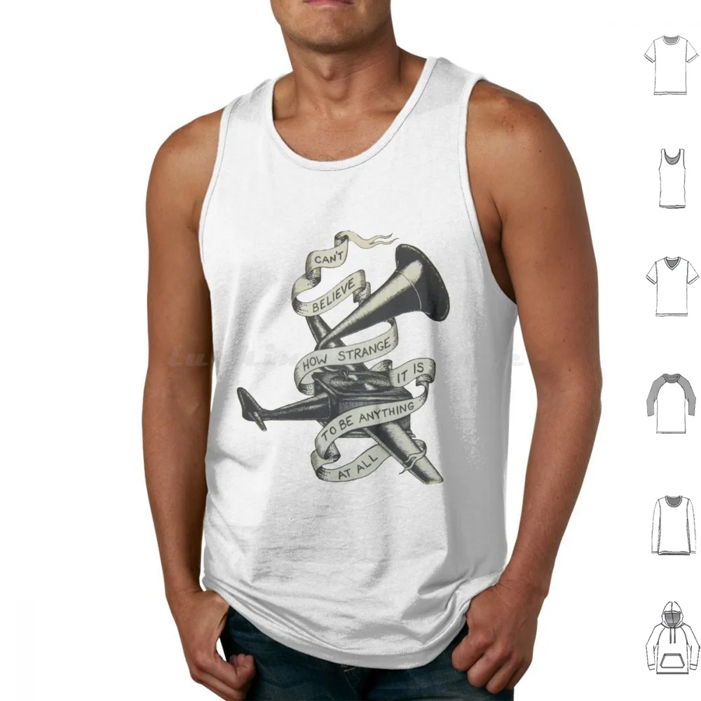 Neutral Milk Hotel Tank Tops Print Cotton Neutral Milk Hotel Music Neutral Indie Milk Hotel In The Aeroplane Over The Sea