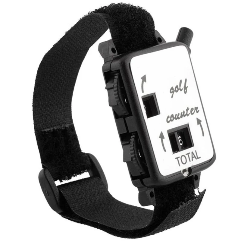 Golfs Score Keepers with Wristband Portable Manual Score Keepers for Golfs Sport