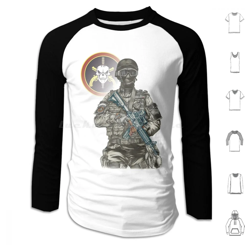 Толстовка Bope Soldier, хлопковая толстовка с длинными рукавами Soldier Bope, тактические блоки, тактическое снаряжение, тактическая военная полиция, Бразилия