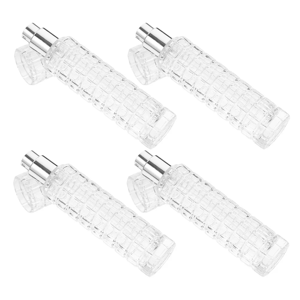 

4Pcs Cocktail Atomizer Sprayer Set Glass Bitters Bottle for Bar Absinthe Dispensing High Sensitivity Pump Leakproof Seal Cap