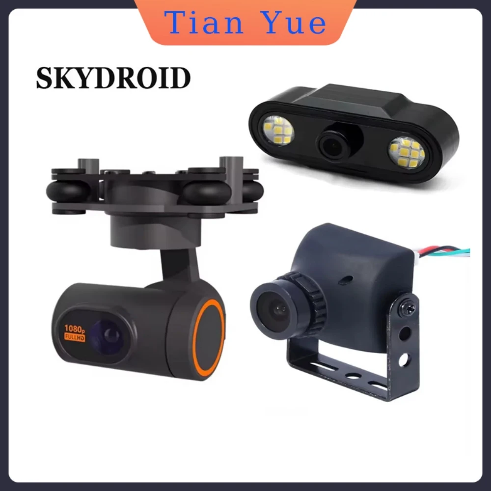 

Skydroid HD Mini Three-body Gimbal Camera Digital Map Suitable for T10 T12 H12 Remote Control Transmission Plant Protection UAV