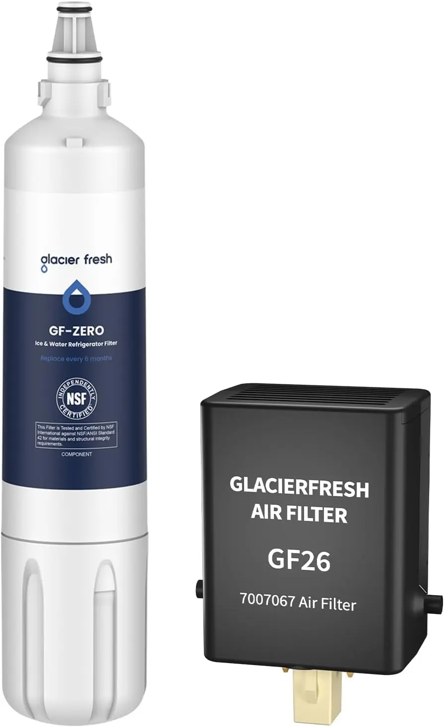 

Replacement Water Filter and Air Purification Cartridge Combo Pack for Sub-Zero Refrigerator 4204490 4290510 7007067