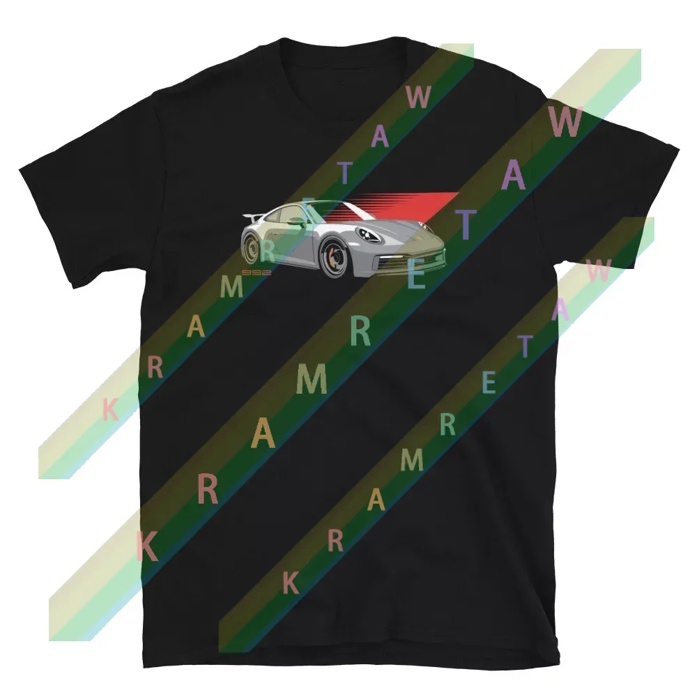 

New summer Men T Shirt Casual 992 Turbo S Carrera Turbo T-shirt Graphic Short Sleeves 100% Cotton Cool Tee
