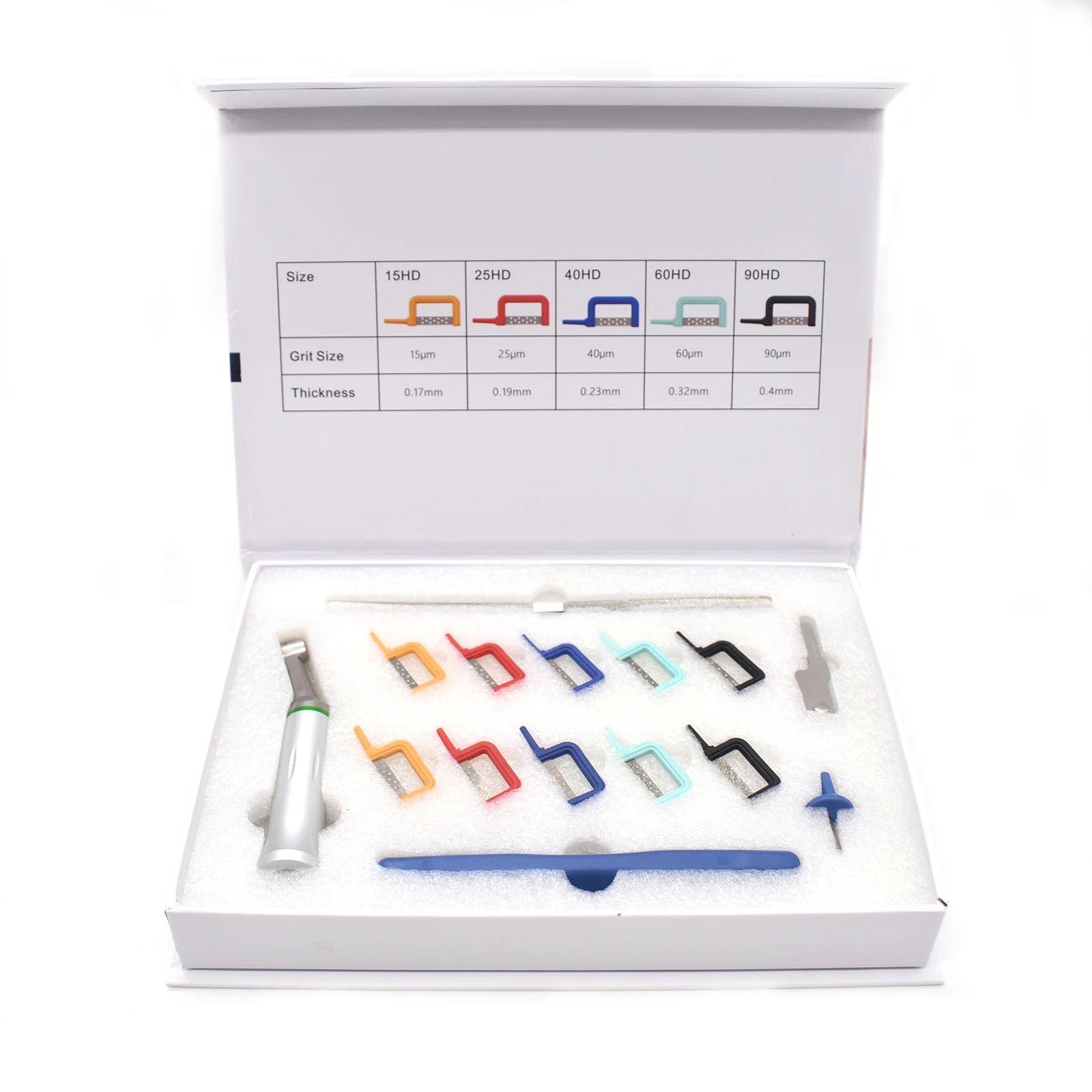 1 Set Dental Orthodontic Interproximal Enamel Reduction Kit Polishing Reciprocating IPR System Orthodontic Tools