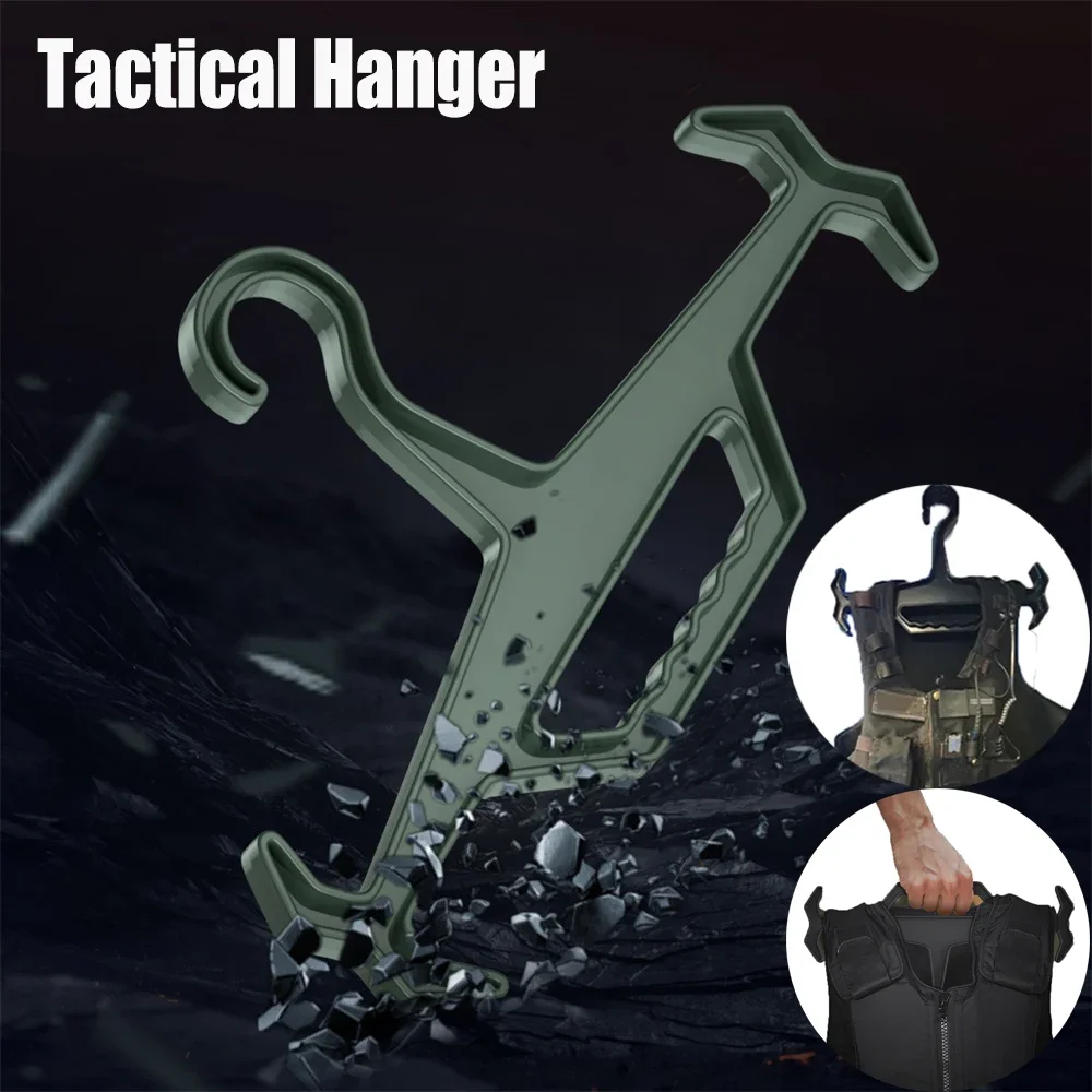 

Tactical Hanger Heavy Duty Hanger FMA for IOTV Vest Plate Carrier Multifunction Solid Plastic Hanger Very Hard Survival Tools