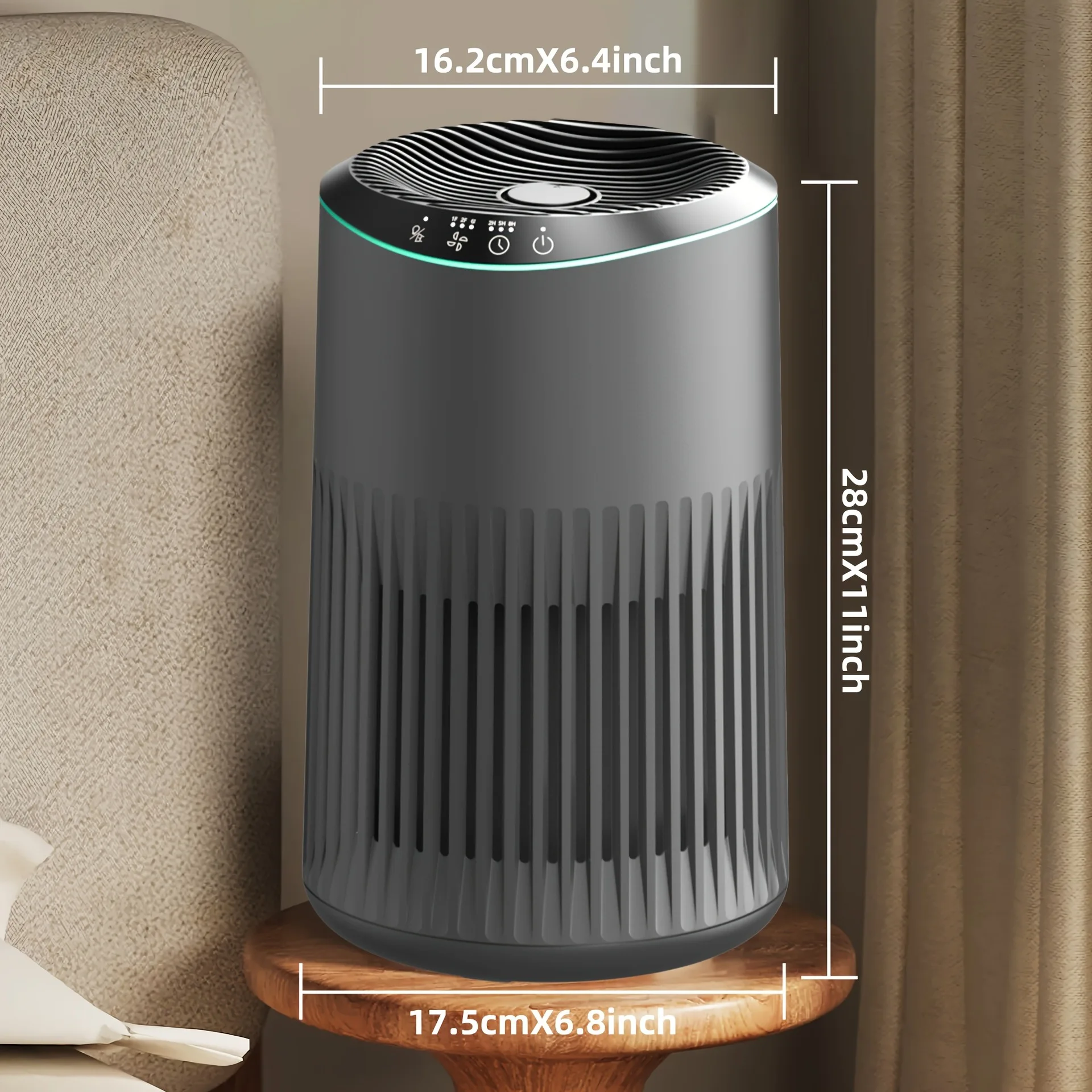 2025 New Cross-Border Dropshipping Air Purifier for Home Allergy Dust Bedroom Cover