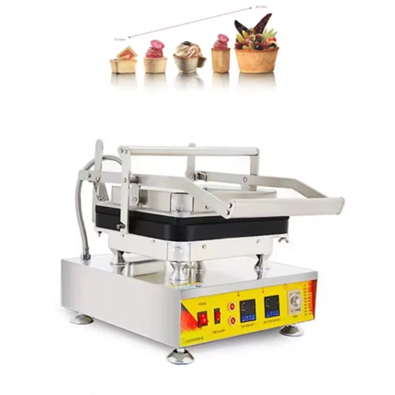 Snack Machines Aluminum Molds Commercial Baker Tartlet Shell Making Machine Mini Egg Tart Maker Ma Flat Machine Tartlets Plates