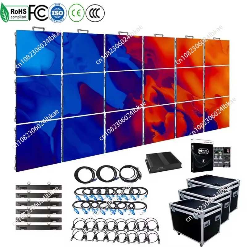 P0.9 P1 P1.9 P2 P2.5 P2.6 Indoor Led Screen Background Digital Display Panel Video Wall Conference Event Stage Concert