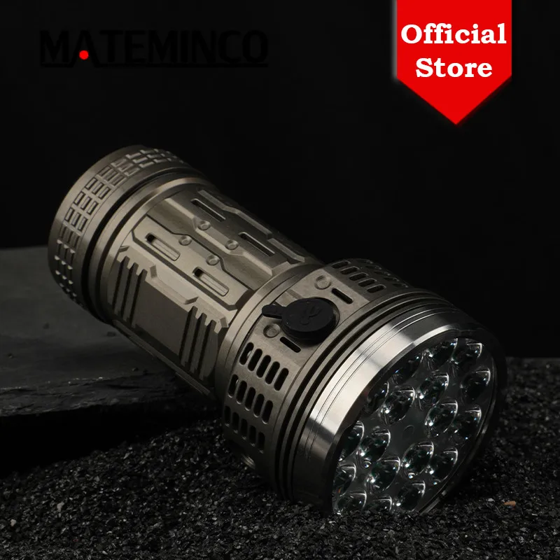 Mateminco MT18X 21000lm 871m Type-C USB Fast Charging Power Bank Lantern EDC Self Defense Tactical LED Flashlight