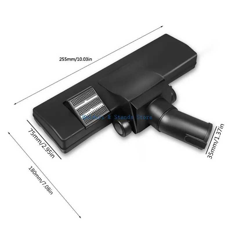 Y4UE Floor Brush for Hard Floors and Carpets Rugs Vacuum Cleaners Hose Internal Diameter 35mm Dual Purpose ​Suction for Head