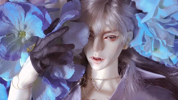 HeHeBJD 51cm Uncle muscle body vampire fantasy doll resin gift