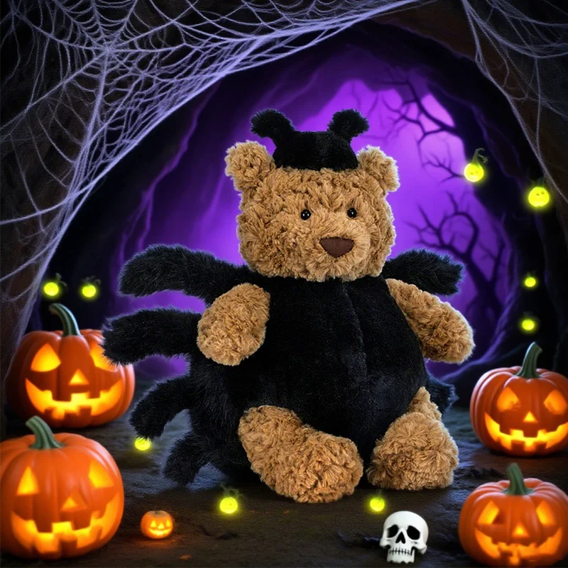 

2025 New Children's Gift Halloween JC Bartholomew Bear 'Spider' Stuffed Animal- Teddy Bear Plush - Soft and Hugg