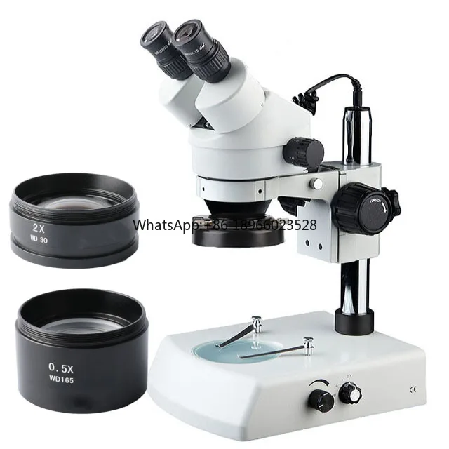 

3.5X-90X Binocular long working distance Stereo Microscope,WF10X/20 Eyepieces,Mobile phone repair microscope TXB1-D3