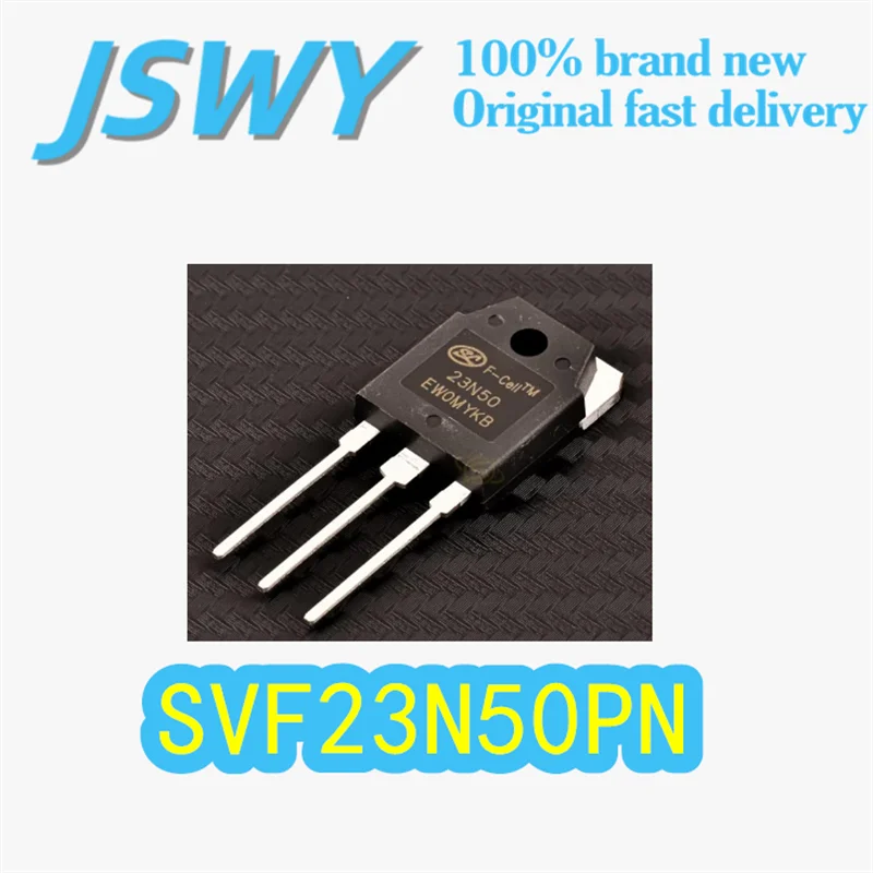 

(10/50 pieces) SVF23N50PN Original SVF23N50 Silk-screened 23N50 TO-220F Package N-Channel MOSFET 500V/23A Electronics In Stock