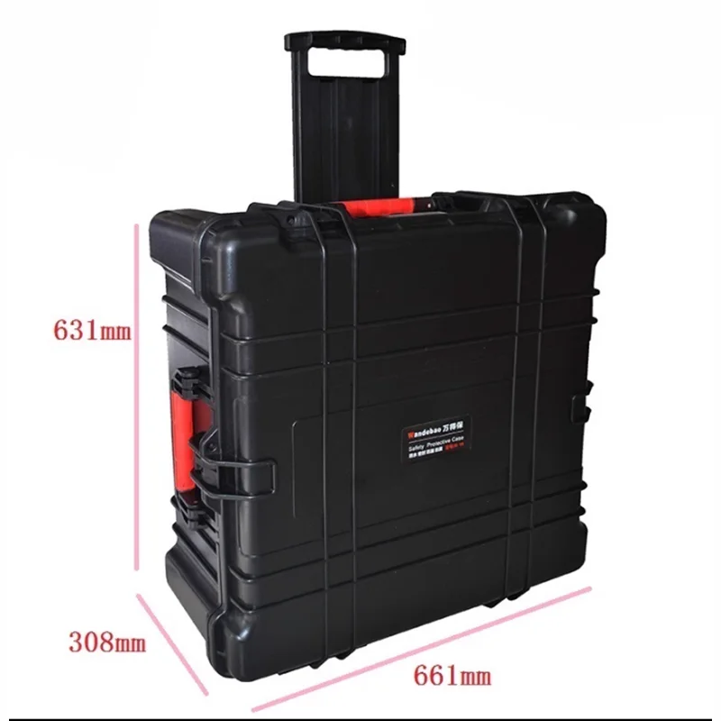 Waterproof Large Protective Box Moisture-proof Case Photography Equipment Safety Toolbox Sealing Protective Safety Trolley