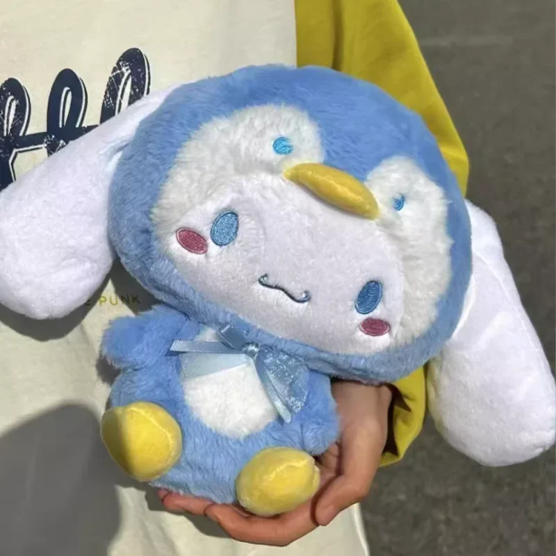 

20Cm Cinnamoroll Toy Cartoon Penguin Plushies Soft Stuffed Pillow Toy Home Decor Plushie Peripheral Doll Girl Birthday Gift