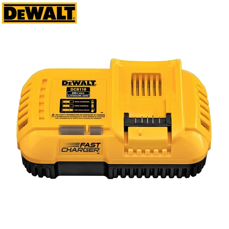 Dewalt Original Battery Charger 20V 4AH 5AH DCB115 DCB118 Fast Charging Charger Lithium Battery