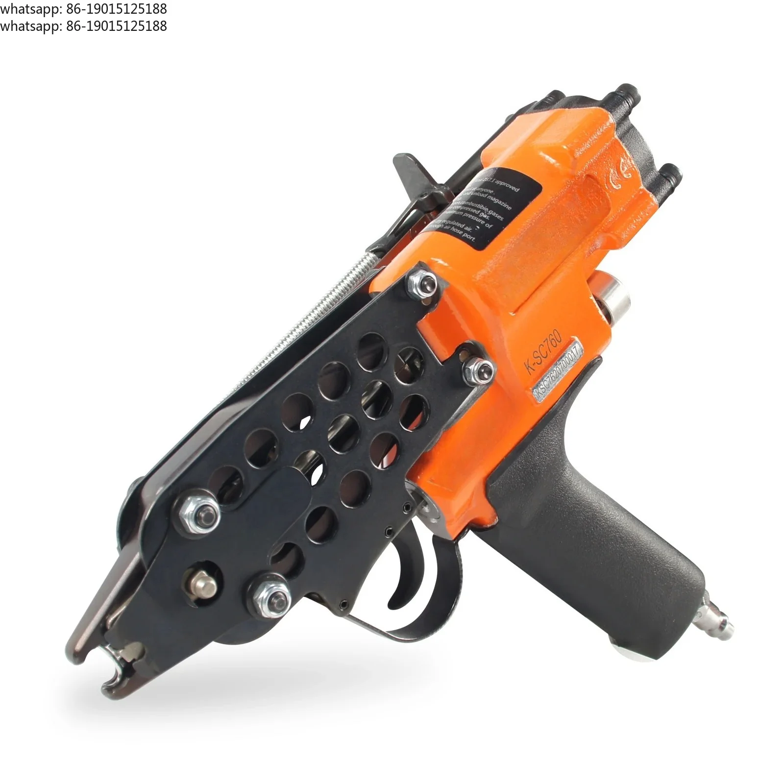 SC760 16 Pneumatic Kit 1/2 inch Crown Pneumatic Pig Ring Pliers, Closing Diameter 3.0-4.8mm