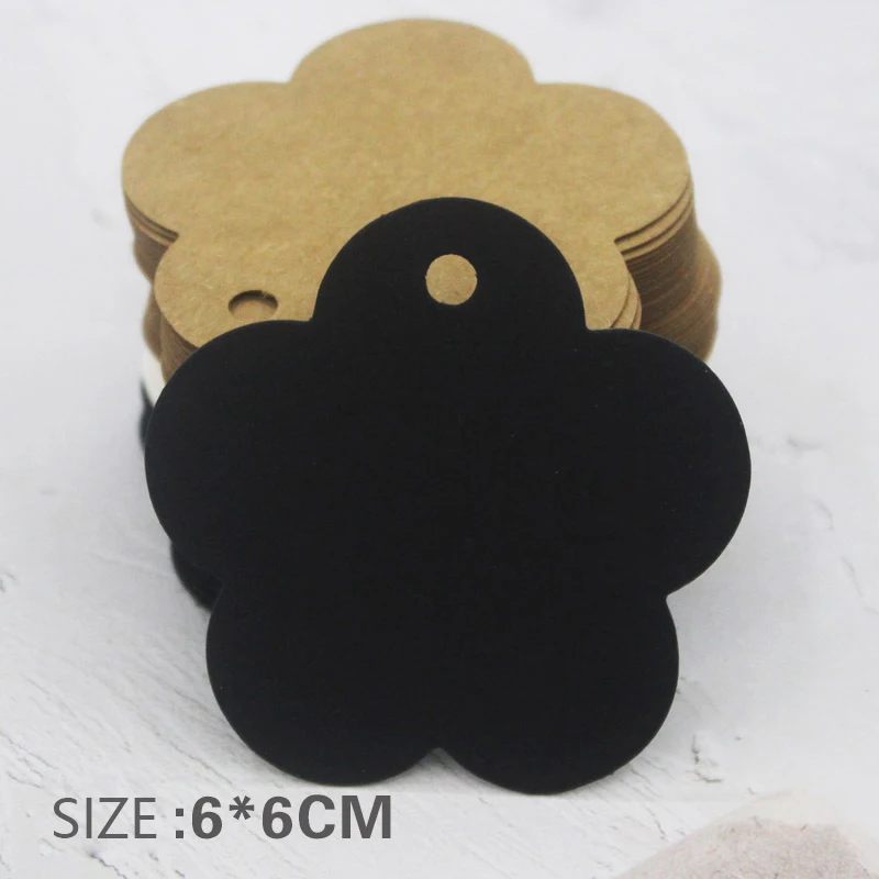 100 Stukken Kledingstuk Hang Tag Retro Hartvormige Blanco Kraftpapier Hang Tags Trouwfeest Gunst Label Prijs Cadeaubon