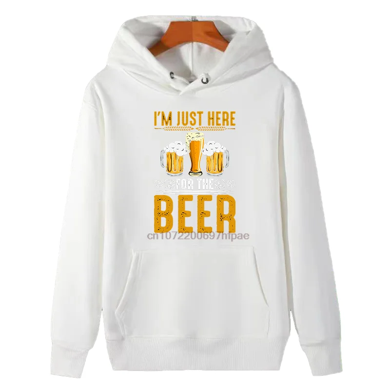 Funny Vintage Beer Graphic Hooded Sweatshirts Suitable For All Ages Winter Essentials Thick Sweater Hoodie Men's Winter Sweater