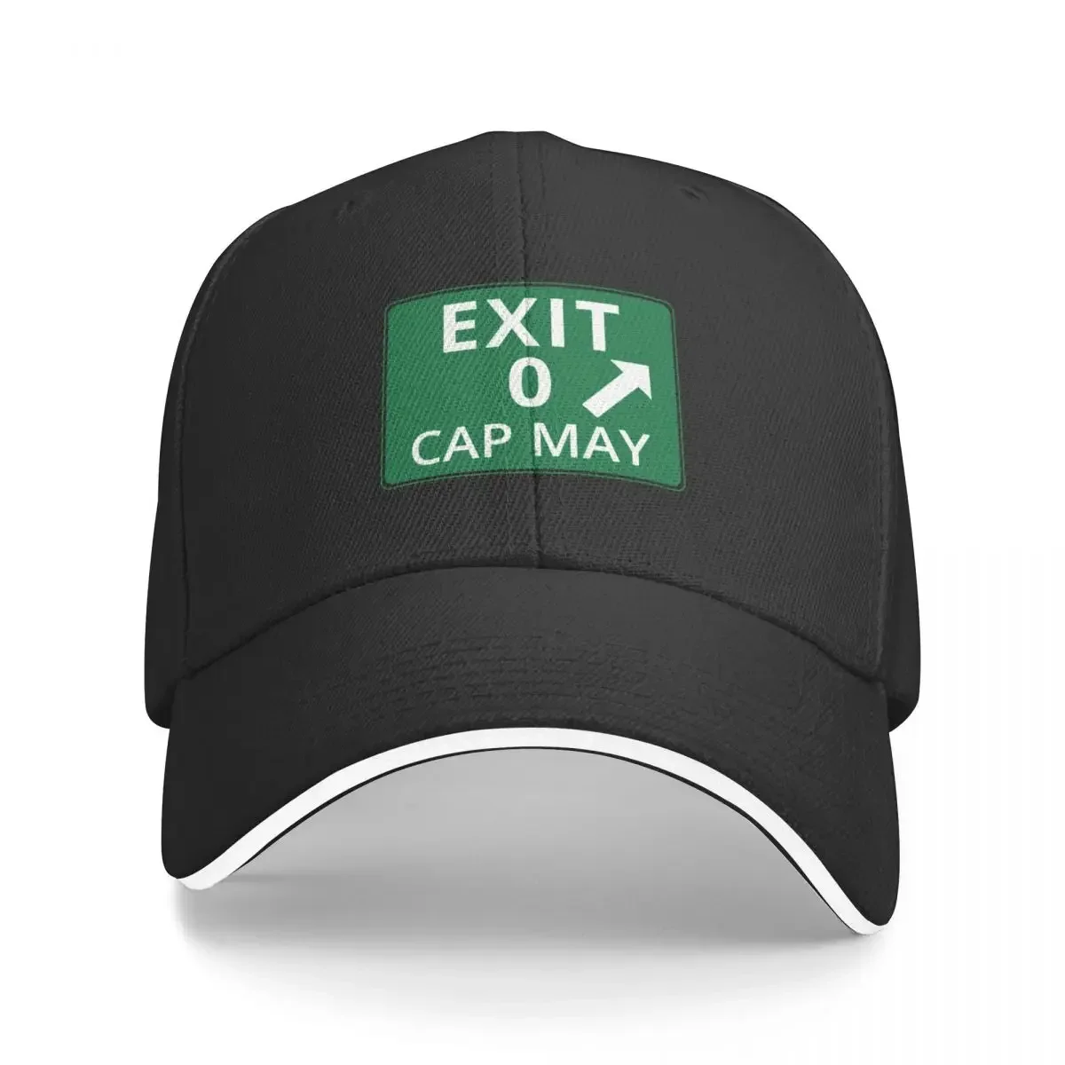 Exit 0 - Cape May New jersey Baseball Cap Ball Cap funny hat Mens Hats Women's