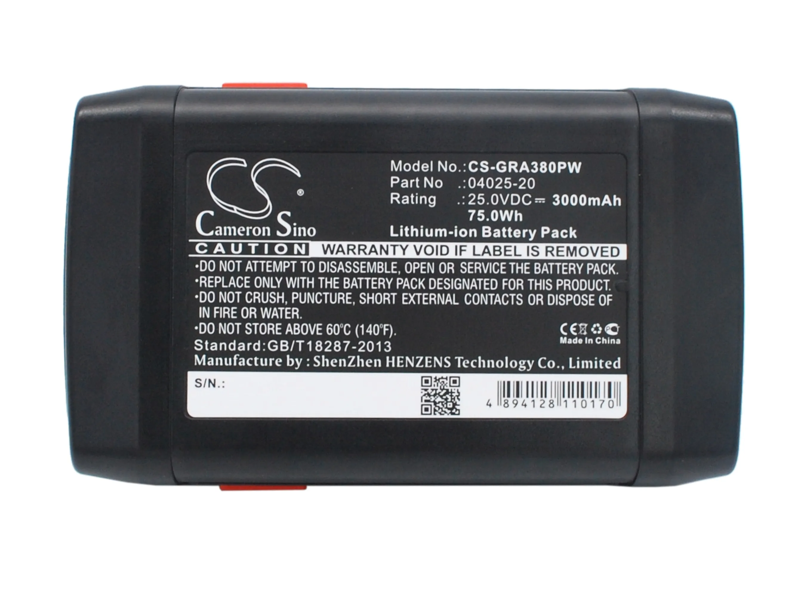 Battery for Gardena Accu-Spindelmaher 380 Li,Spindelmaher 380 Li,648872,Cylinder Lawnmower 380 Li (3000mAh / 5000mAh) 25V