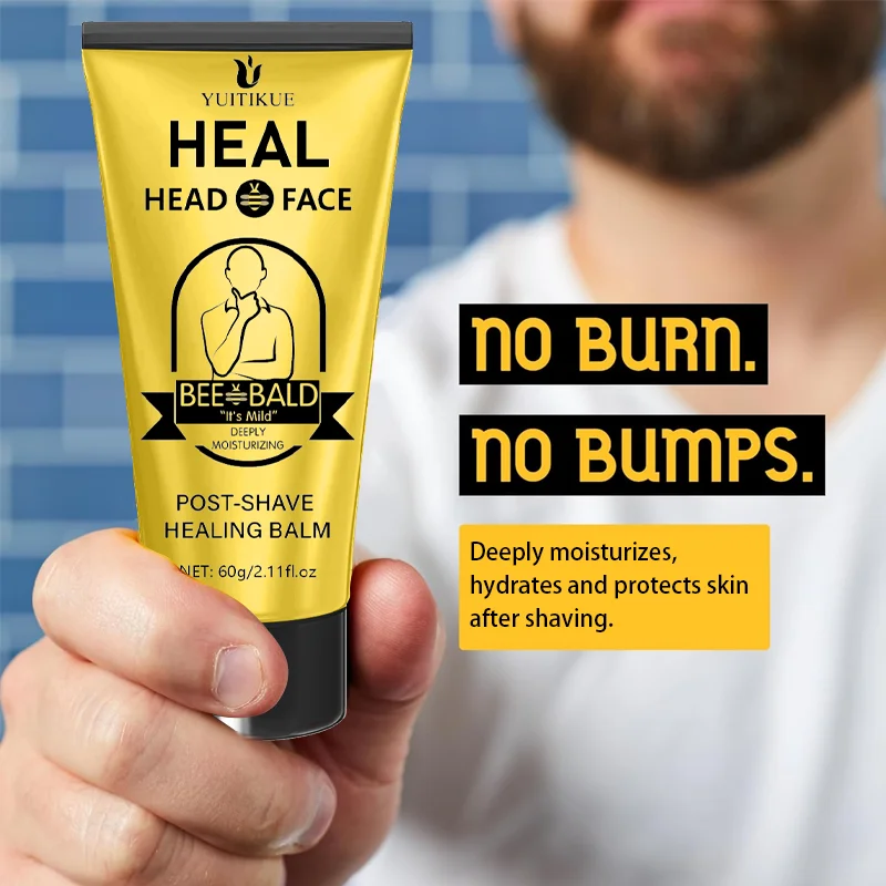 Loción para después del afeitado para hombres: hidratación profunda y suave, cuidado de la piel posbarsiado, mantiene la piel hidratada, fortalece el cuidado de las raíces de la barba