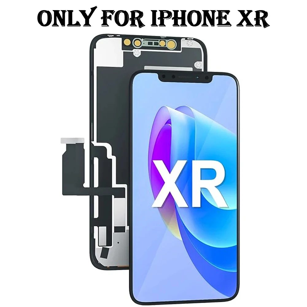 Pretty Grade For iPhone XR Full HD Retina LCD Display Touch Screen Digitizer Assembly Factory New Incell LCD Support 3D Touch