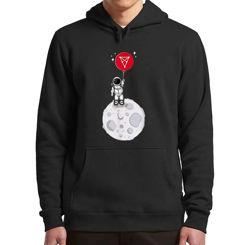 

Chiliz CHZ Crypto To The Moon Hoodie Astronaut With Ballon Blockchain Token Cryptocurrency Men's Sweatshirts