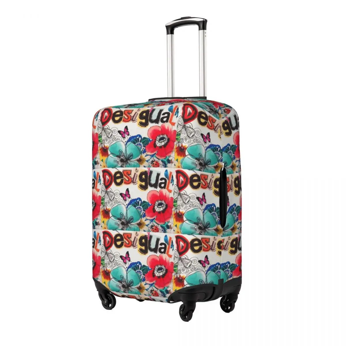 

Desigual Custom Suitcase Cover Protection Elastic Trip Luggage Protector Covers for 18-32 Inch