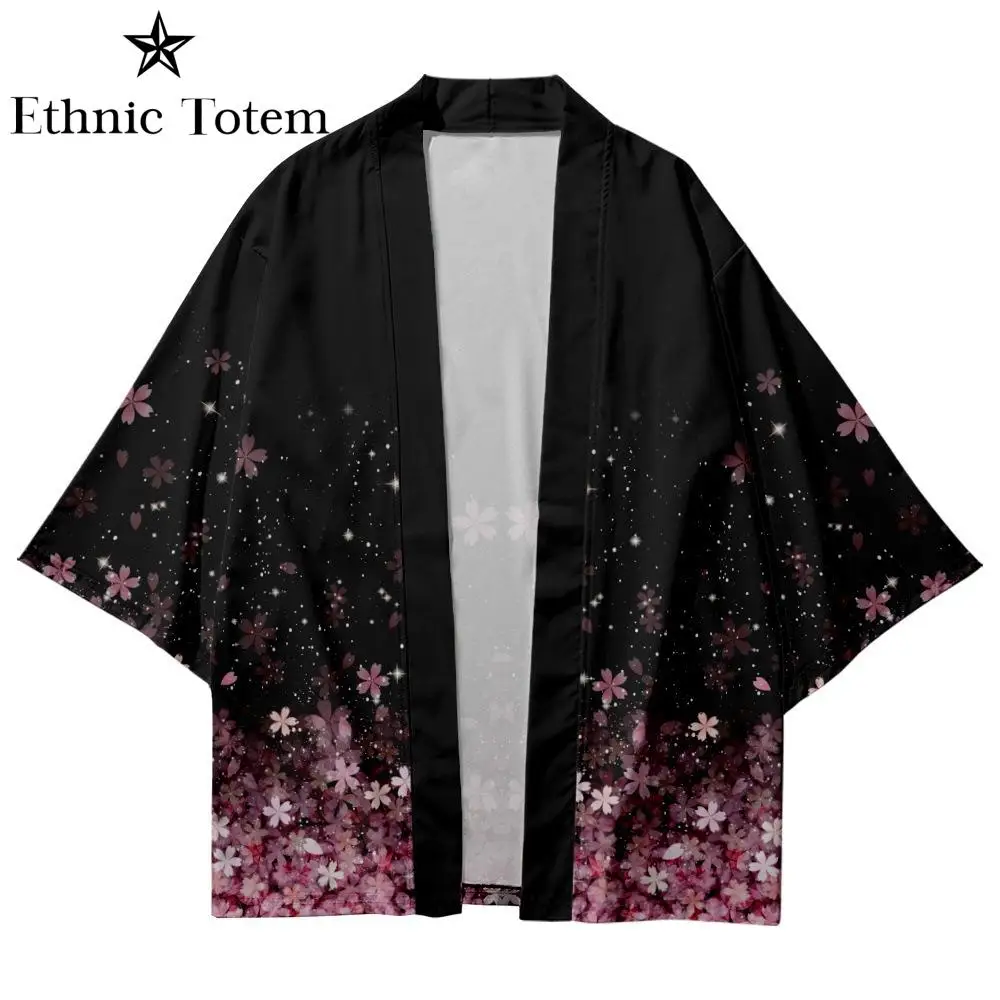 Traditional Asian Clothes for Men Women Haori Kimonos Yukata Harajuku Cardigan Japanese Style Samurai Shirt