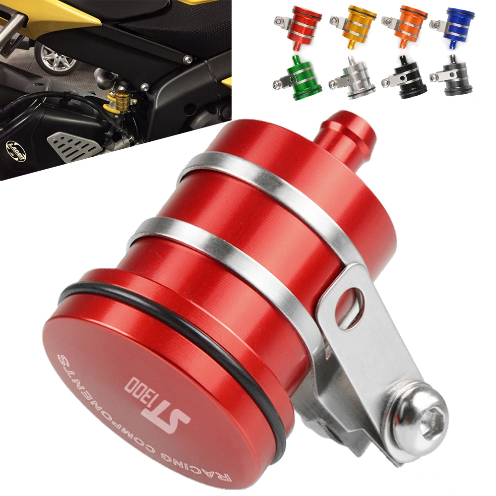 

Universal Motorcycle CNC For Honda ST1300 ST 1300 2002-2003 Rear Brake Fluid Reservoir Clutch Tank Oil Fluid Cup Cover 2003 2002