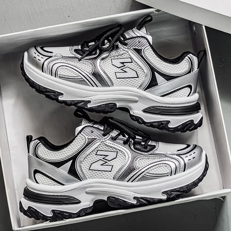 

Мужские повседневные кроссовки из сетчатого материала, летние новые дышащие легкие кроссовки для бега на открытом воздухе, модные студенческие спортивные туфли с мягкой подошвой