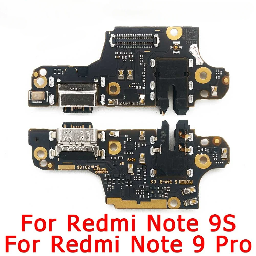 usb charge board for xiaomi redmi note 9S 9 Pro S 9Pro charging port pcb socket plate connector replacement spare parts