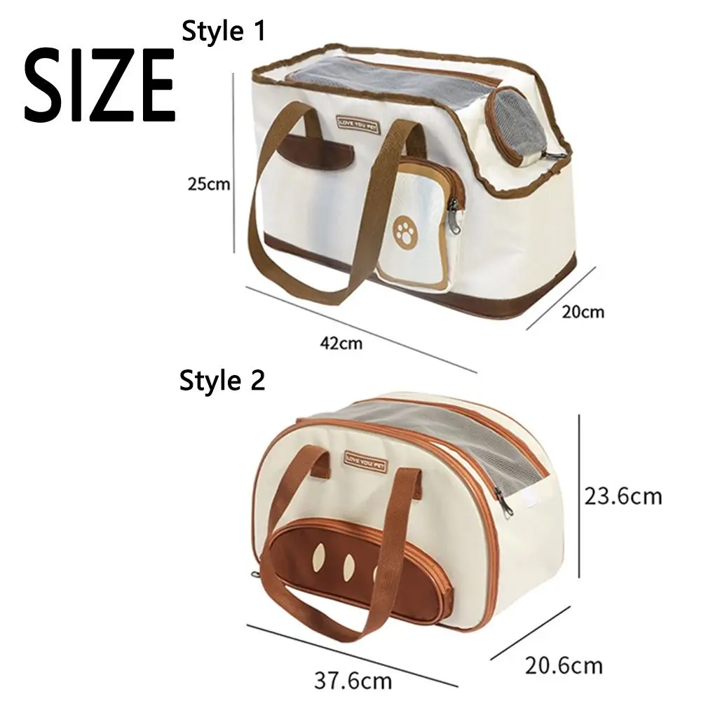 Bolsa portátil para torradas e gatos, bolsa respirável com zíper para transportar cães, portátil e leve, acessórios para animais de estimação