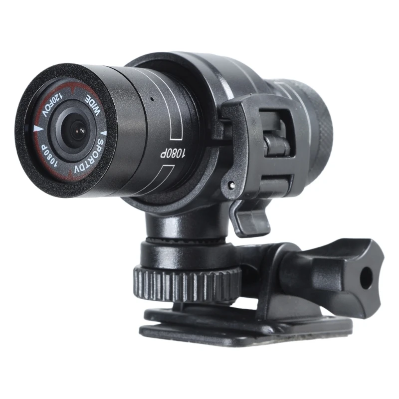 Mini Sport DV Action Sports Camera Flashlight Helmet Full HD 1080P Video Ideal For Bike, Cycle, Motorcycle Waterproof Camcorder