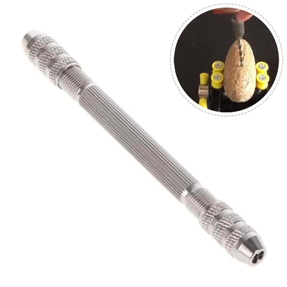 Doppelkopf Hand Bohrfutter Bohrer Halter Kleine Pin Schraubstock Reparatur Werkzeug Hand Bohrfutter Hand Bohrer Set Für Bohren Holz