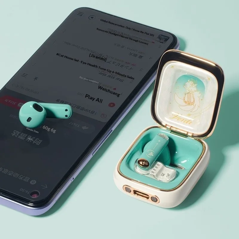 新しい原神インパクト ヴェンティ イヤホン TWS ワイヤレス Bluetooth イヤホン セミインイヤー Hifi ゲーミング ステレオ サラウンド ヴェンティ ヘッドフォン ギフト